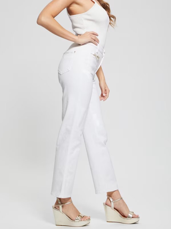 G CHARM RELAXED STRAIGHT JEANS