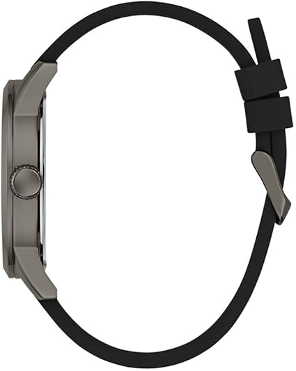 BADGE MENS BLACK ANALOG WATCH