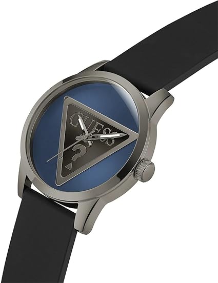 BADGE MENS BLACK ANALOG WATCH