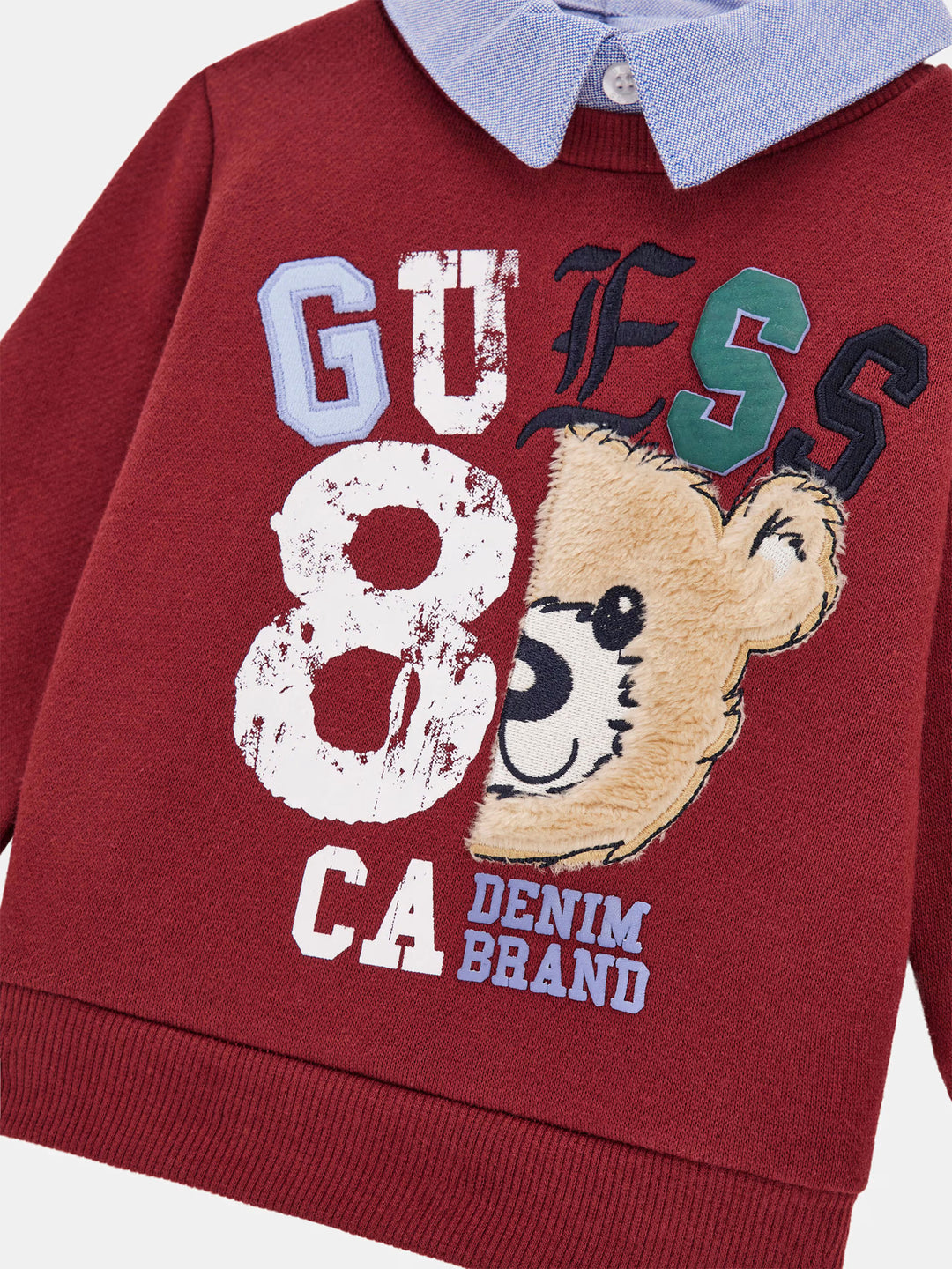 INFANT BOY - SET SWEATSHIRT + DENIM PANTS