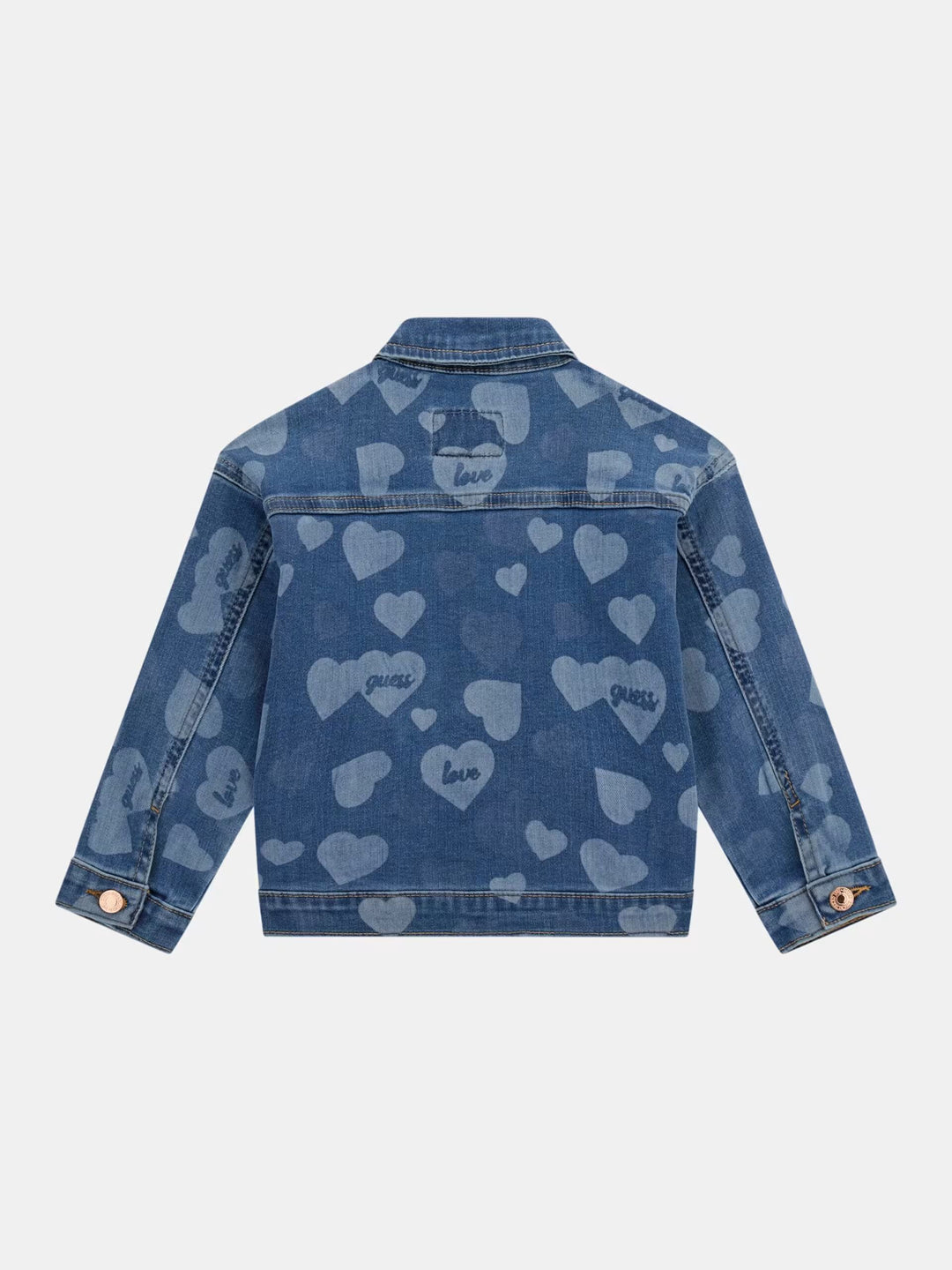 TODDLER GIRL - ALL OVER PRINTED DENIM JACKET