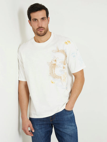 Guess david yarn dye tee 2025