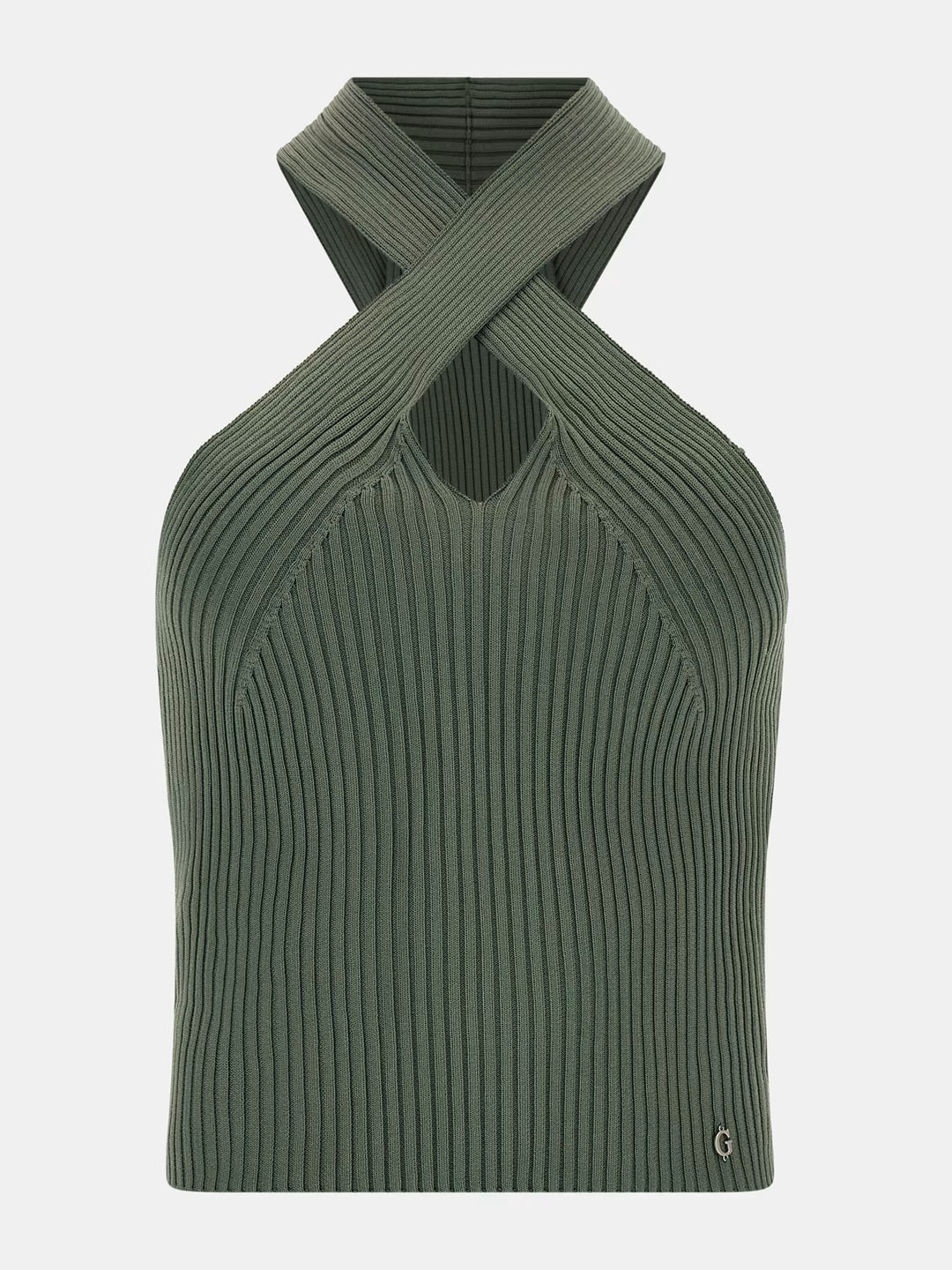 CLAIRE HALTER NECK SWEATER TOP