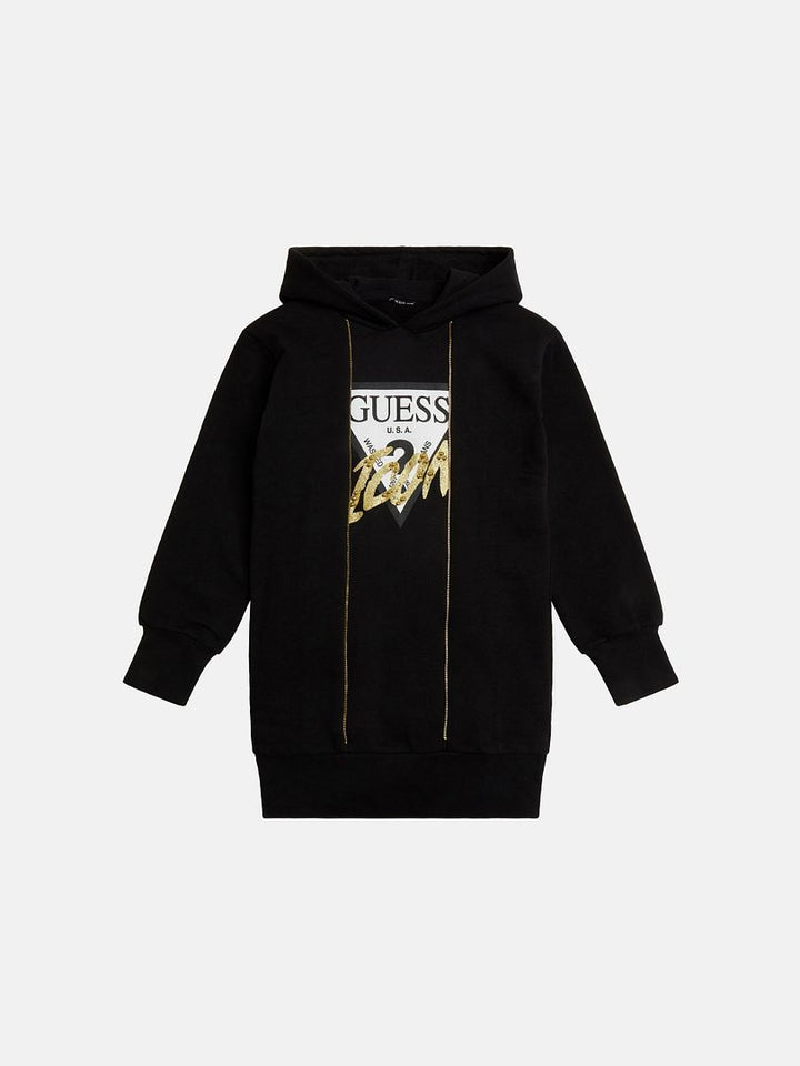 JUNIOR GIRL - ICON HOODED ACTIVE DRESS - Guess