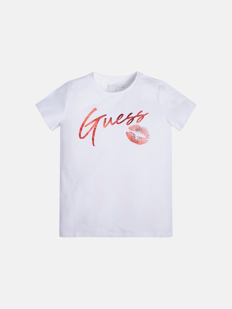 JUNIOR GIRL-Front logo t-shirt - Guess