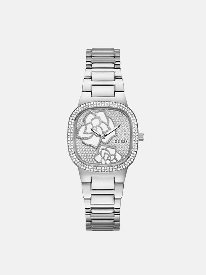 ROSE BUD LADIES TREND SILVER TONE COLOUR - Guess