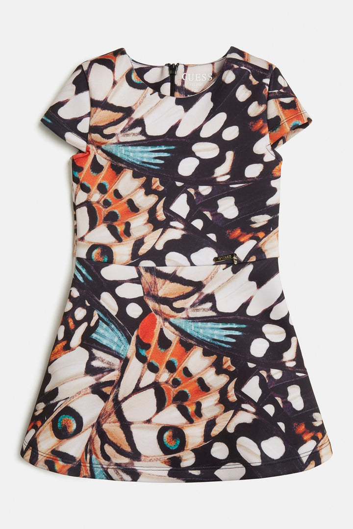 TODDLER GIRL-All over print dress - Guess