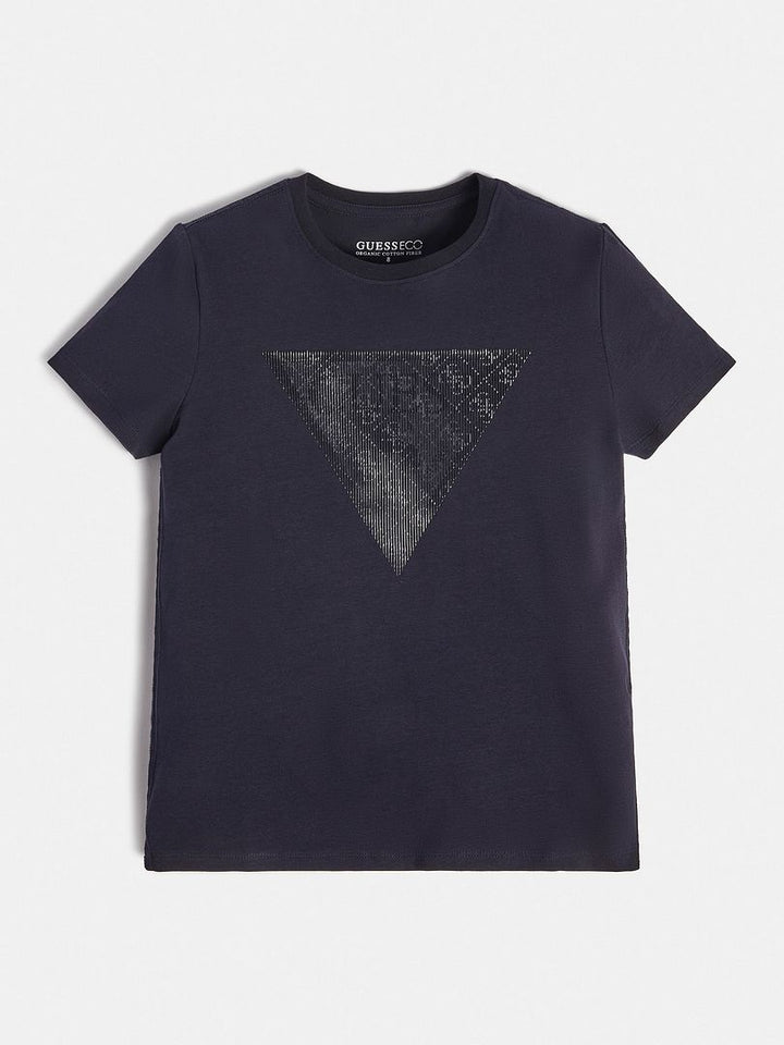 JUNIOR BOY-FRONT TRIANGLE LOGO PRINT - Guess