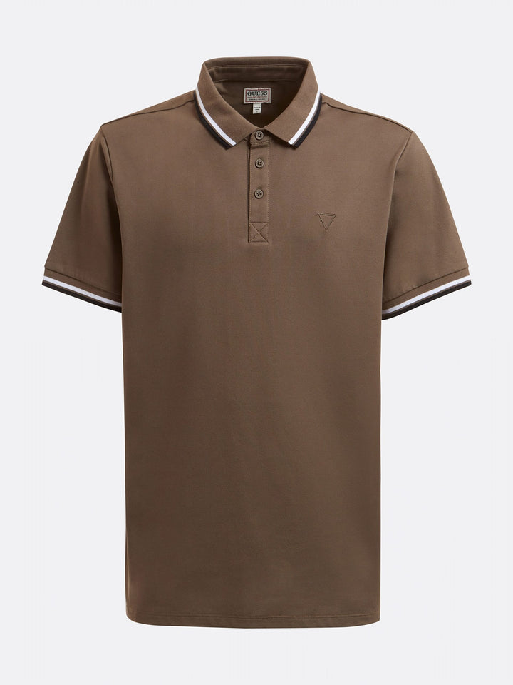 ES SS SPORTS PIQUE TRNGL POLO - Guess