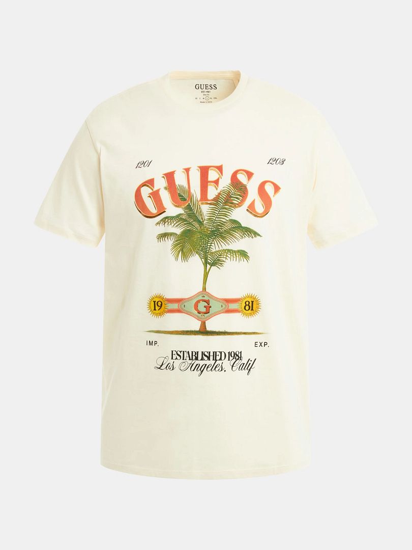 SS BSC GUESS LABEL LOGO TEE - Guess