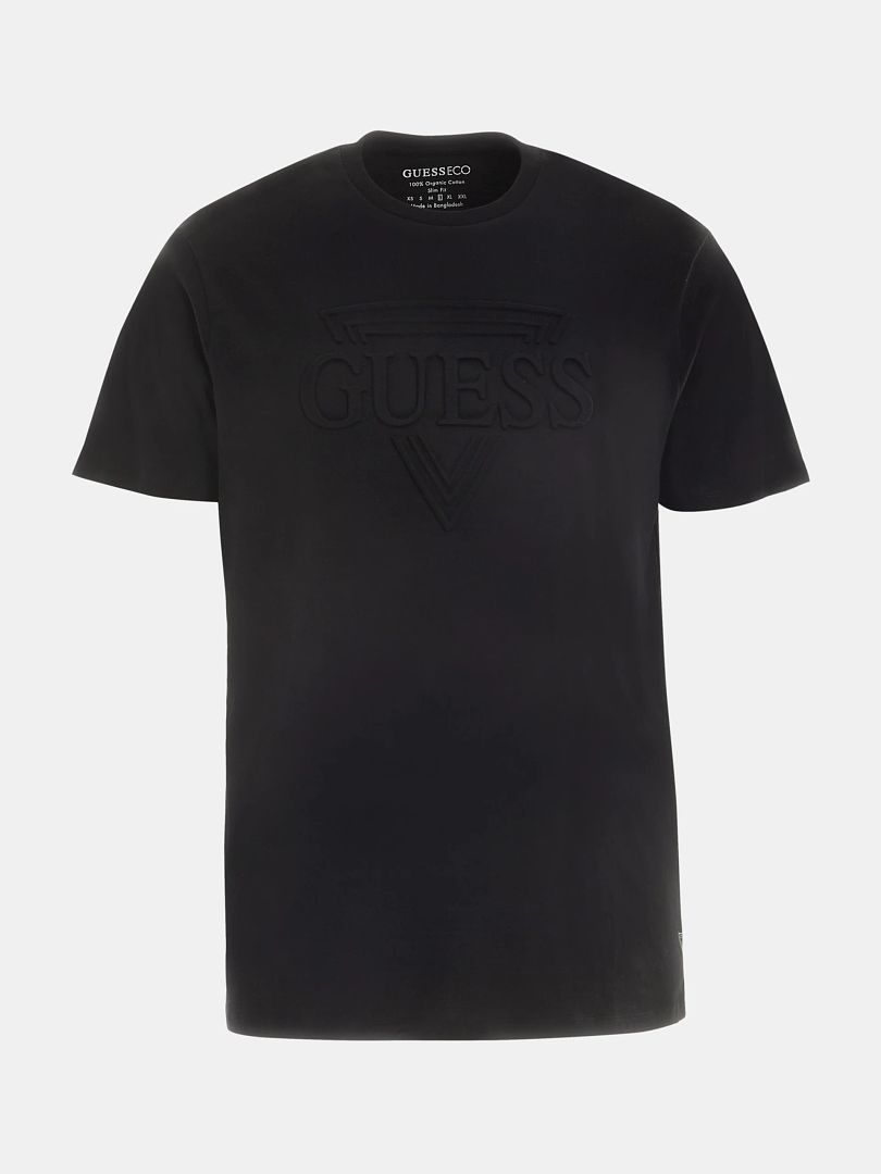 SS BSC EMBOSSED GUESS TEE