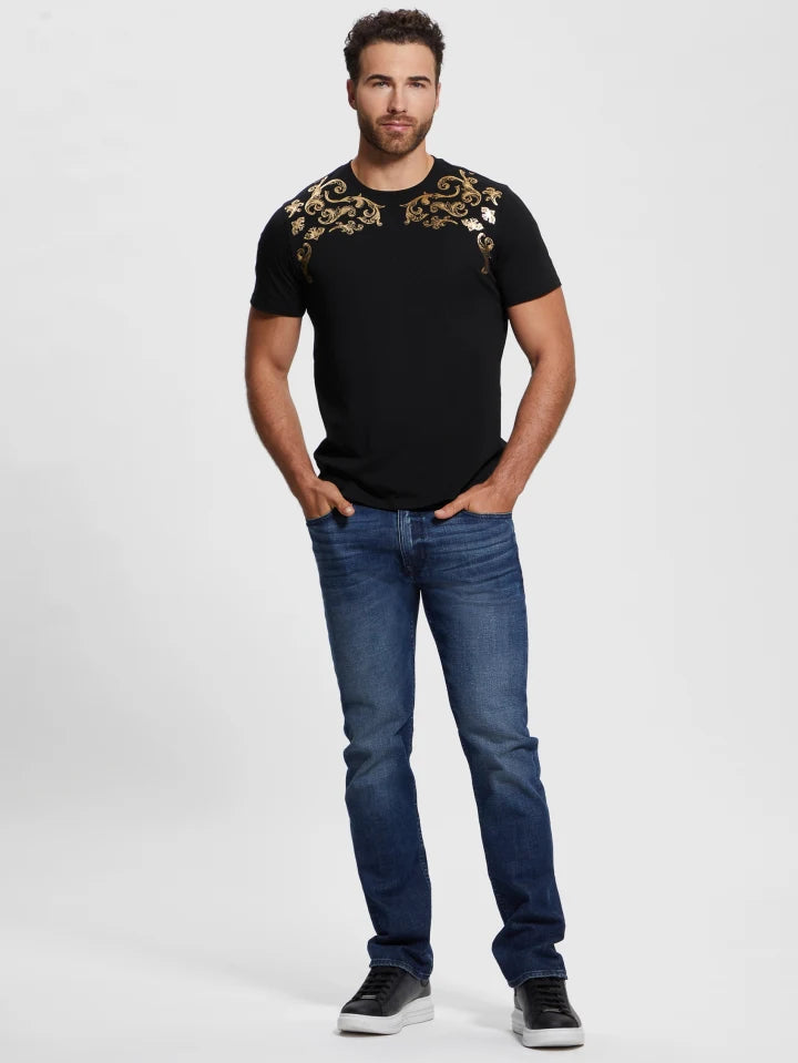 SS BSC GOLD BAROQUE TEE