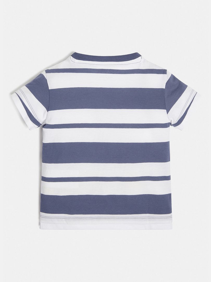 TODDLER BOY-ALL OVER STRIPED T-SHIRT - Guess