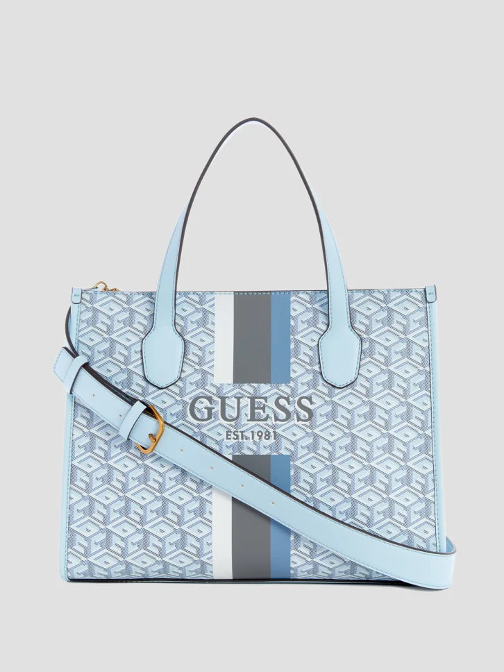 SILVANA G CUBE 2 COMPARTMENT TOTE – GUESS