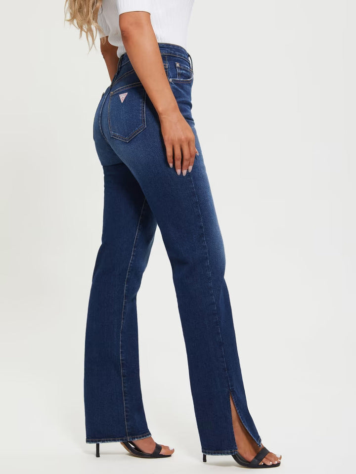 SPLIT HEM RELAXED STRAIGHT JEANS - Guess