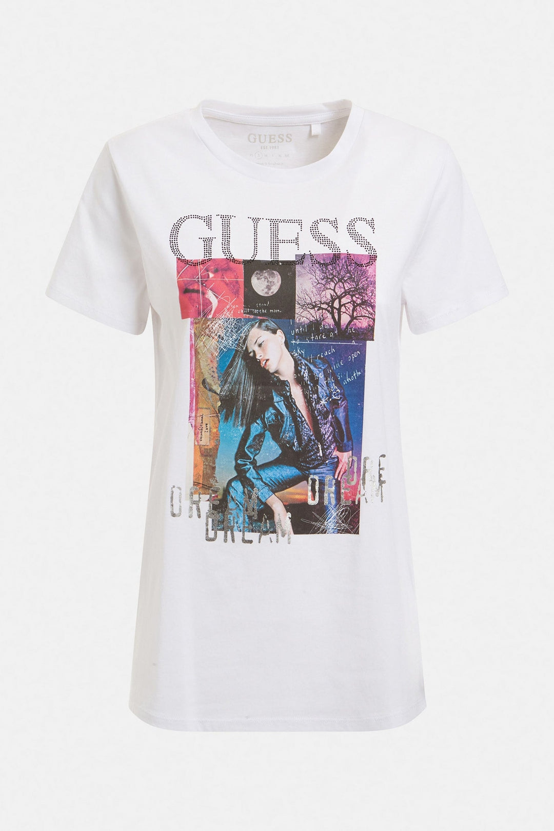 DREAM COLLAGE EASY TEE - Guess