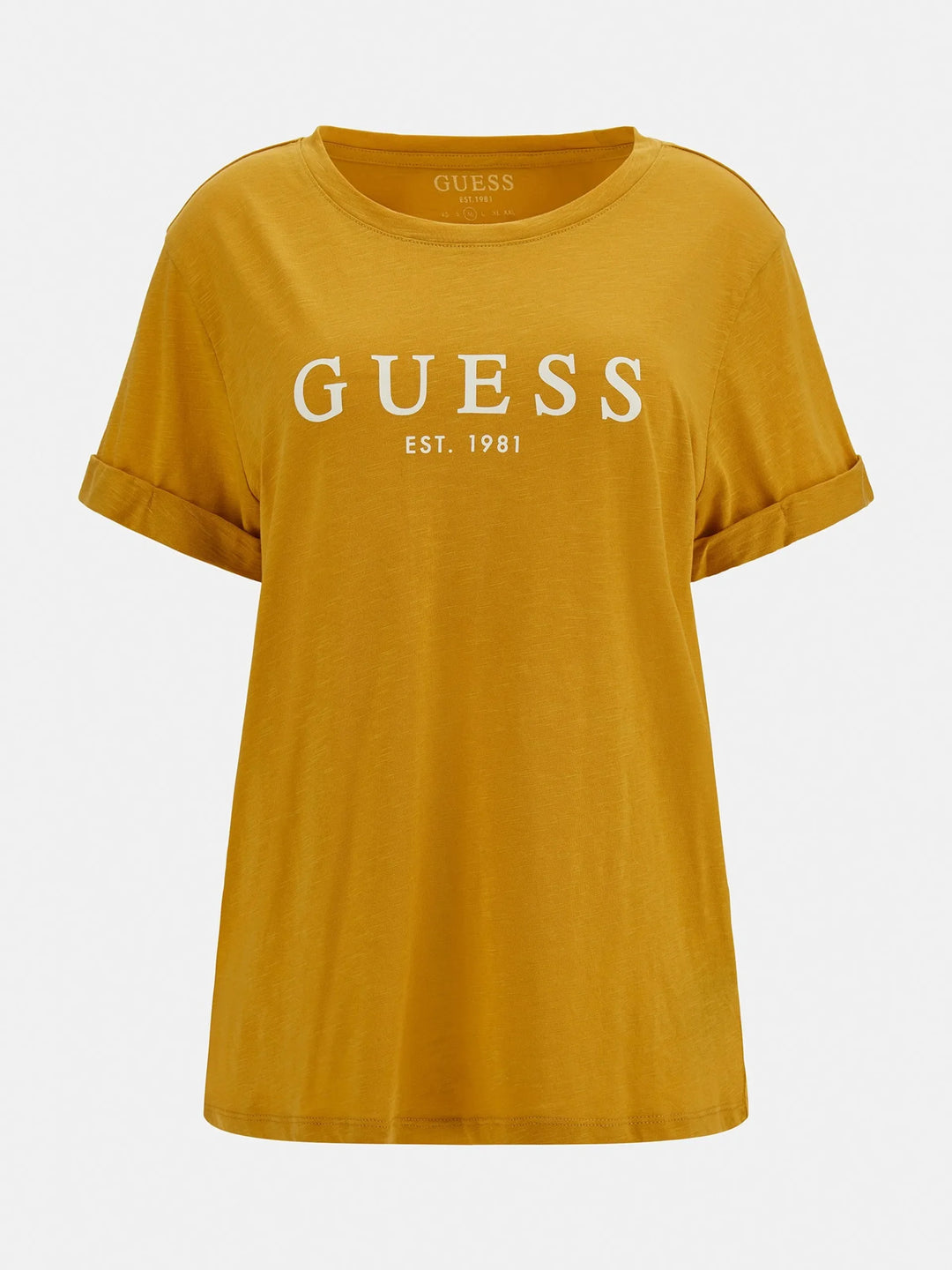 1981 ROLLED CUFF LOGO TEE - Guess