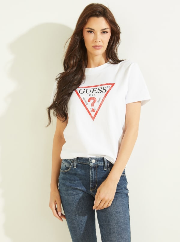 ECO CLASSIC FIT LOGO TEE - Guess