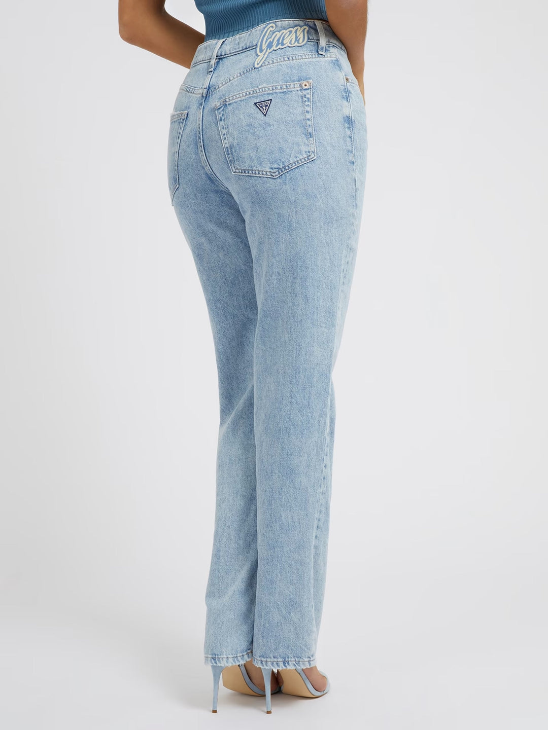 HOLLYWOOD RELAXED FIT DENIM PANTS - Guess
