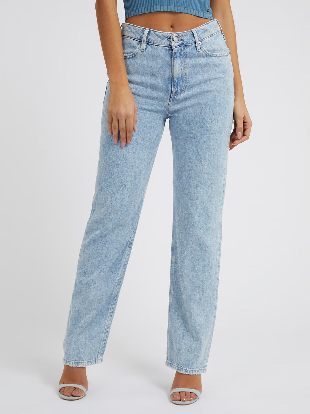 HOLLYWOOD RELAXED FIT DENIM PANTS – GUESS