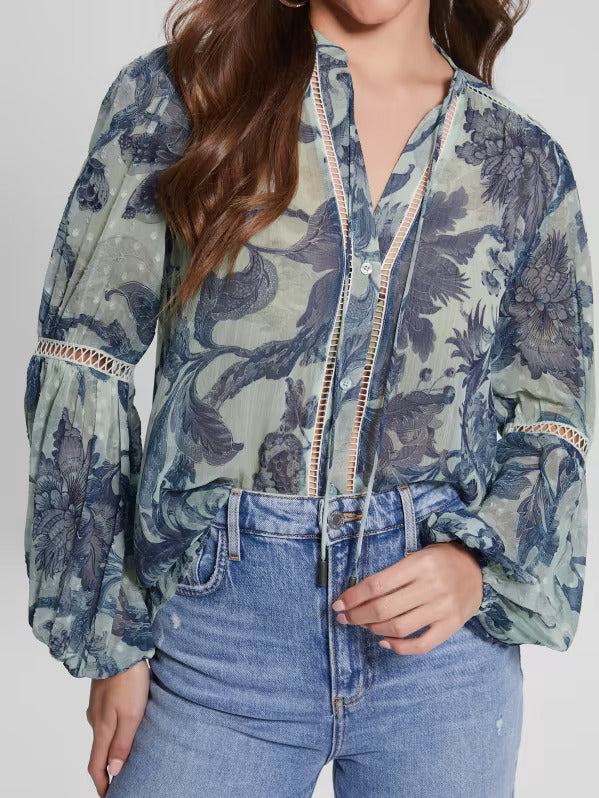 JOSETTE FLORAL PRINTED TOP - Guess