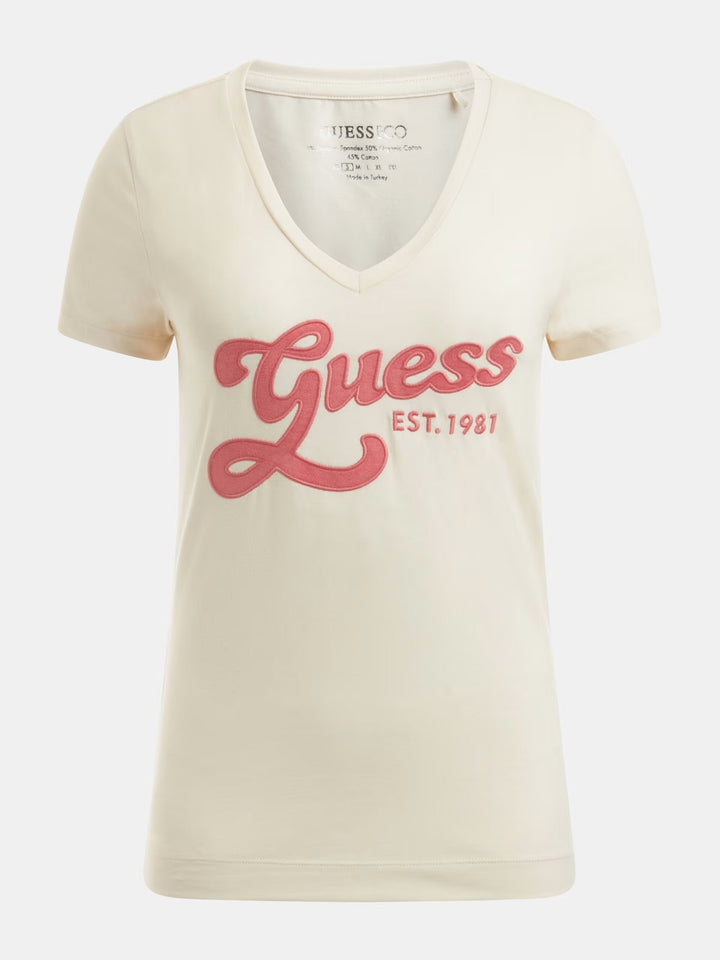 LOGO SUEDE TEE - Guess