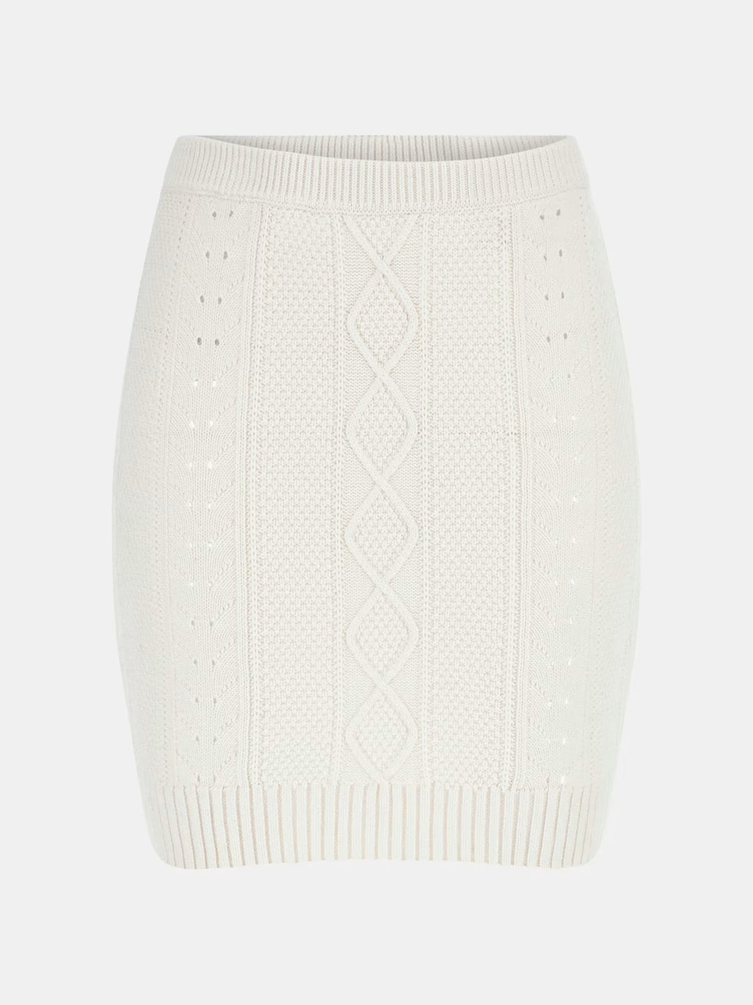 BRIELLE CABLE KNIT SWEATER SKIRT